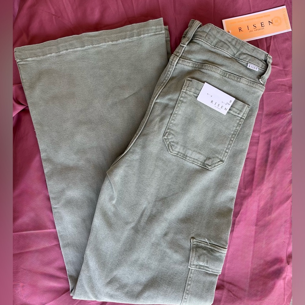 Sage Green Women’s Risen Jeans